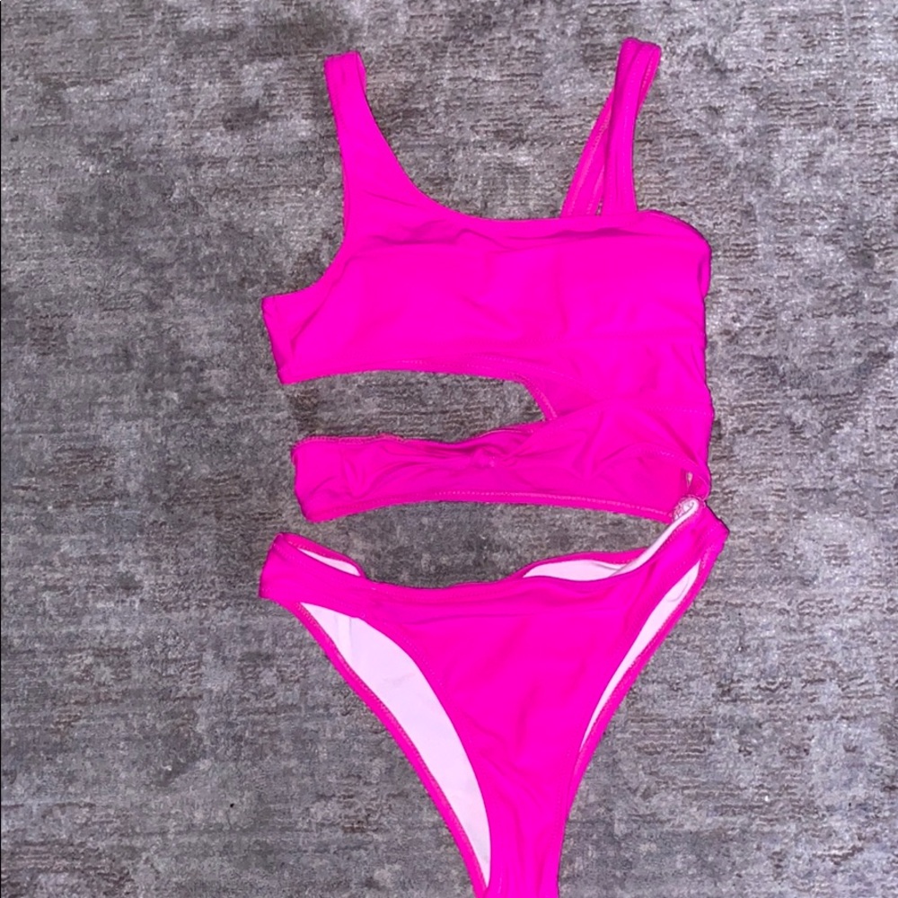 one piece cut out swimsuit